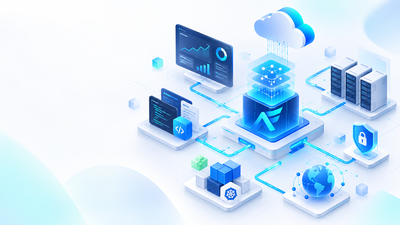 AI infrastructure illustration